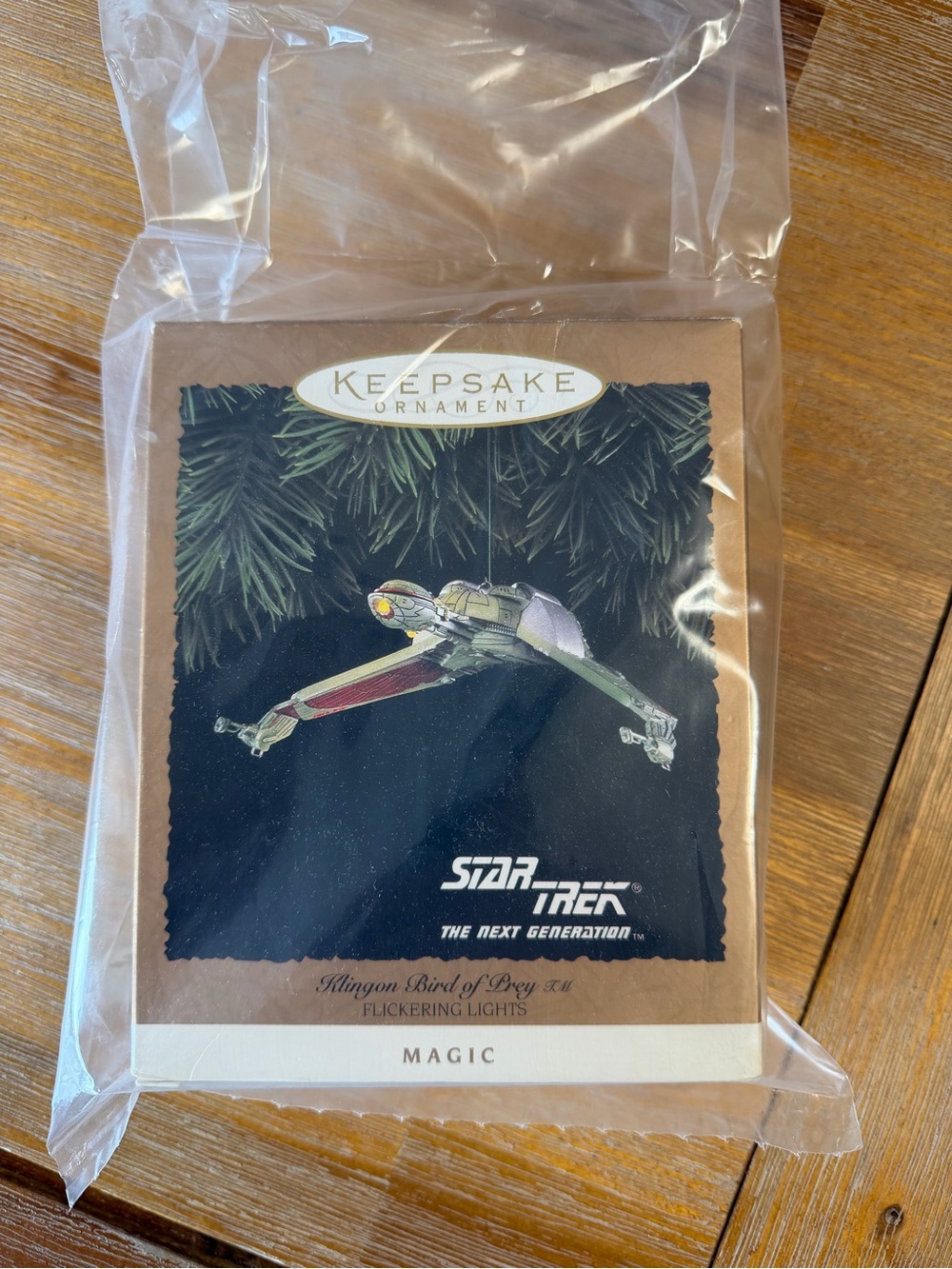 1994 Hallmark Star Trek Next Generation Klingon Bird of Prey Keepsake Ornament